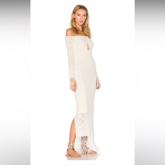 House of Harlow 1960 Revolve Rose Dress in White - Picture 2 of 3